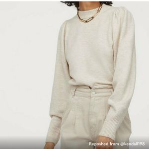H&M Puff Sleeved Sweater